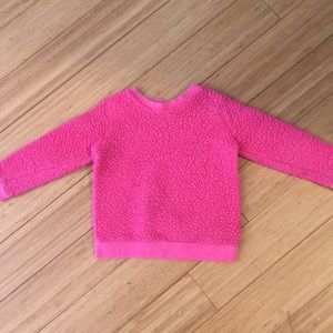 3T pink fleece sweater